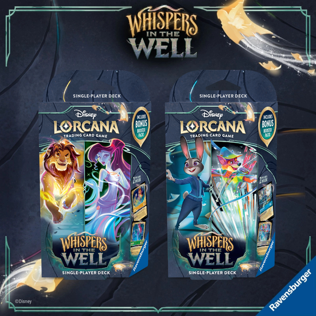 Disney Lorcana: Whispers in the Well Starter Deck (julkaisu 14.11.2025)