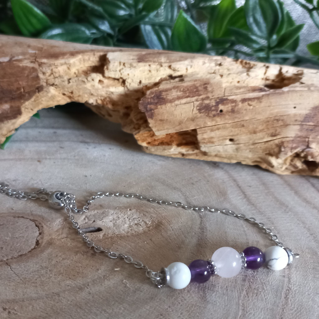 Bracelet réglable - Angoisse, Tristesse et Acceptation de soi