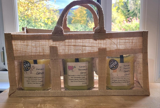 3 x 225g jar gift bag 