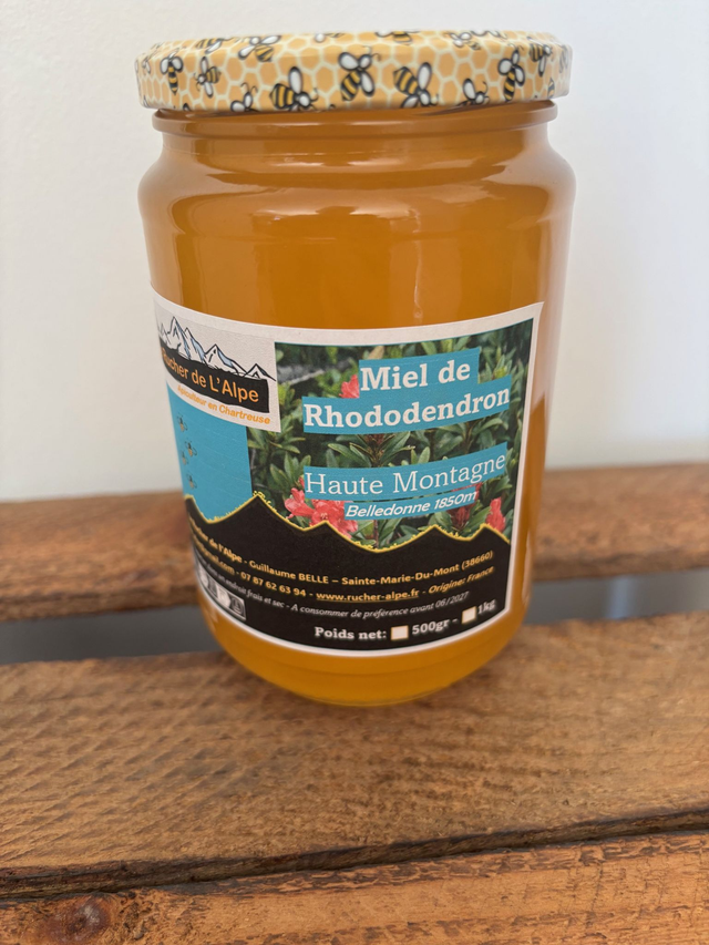 Miel de rhododendron - Haute montagne 
