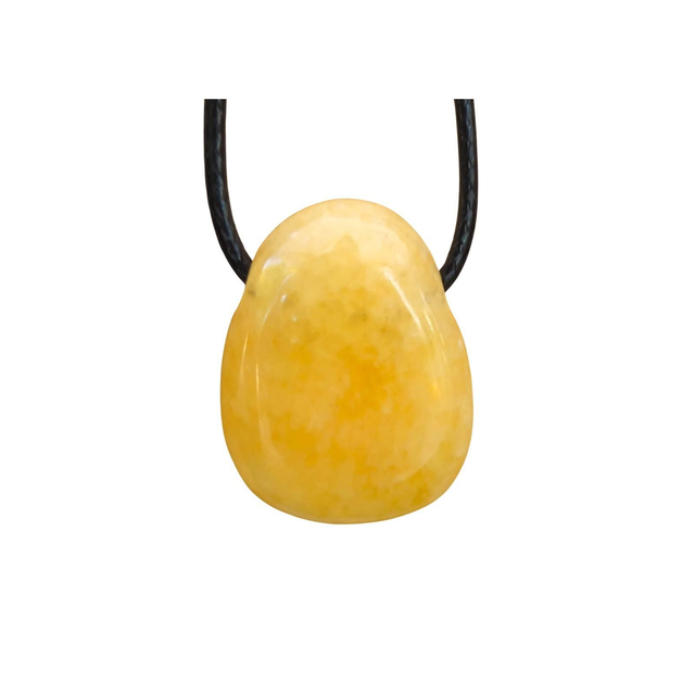 Pendentif Calcite jaune