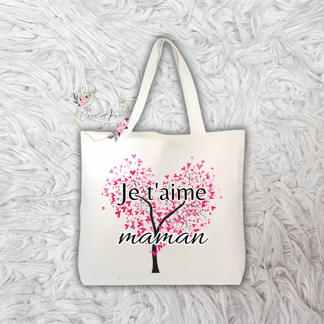 Sac cabas "Je t'aime maman"