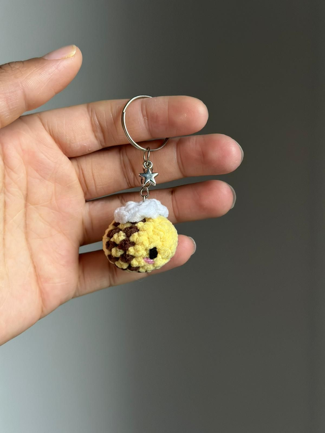 Bijou de sac - Porte-clés mini abeille