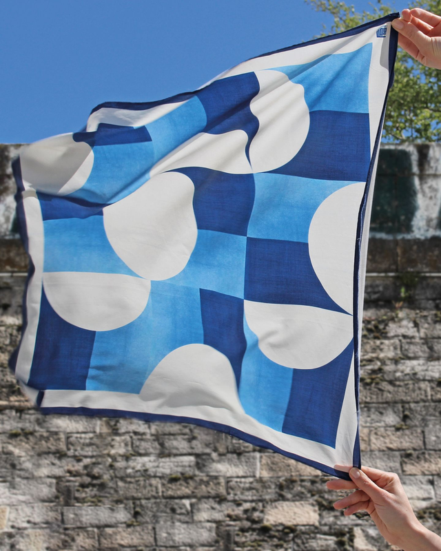 CARRE COTON - Cyanotype