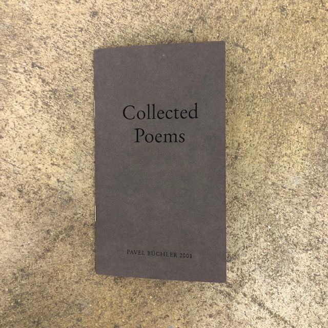 Pavel Büchler Collected Poems, 2000 