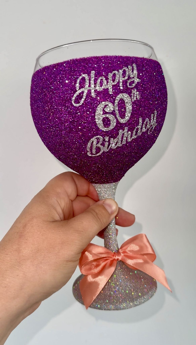 Personalised Age Gin Glass