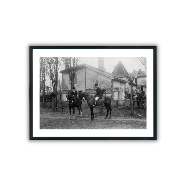 Mr Dufaure à cheval - 1909