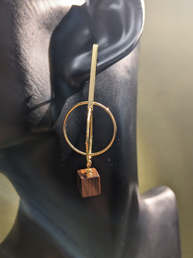 "Simouneto" - Pendants Olivier, Or