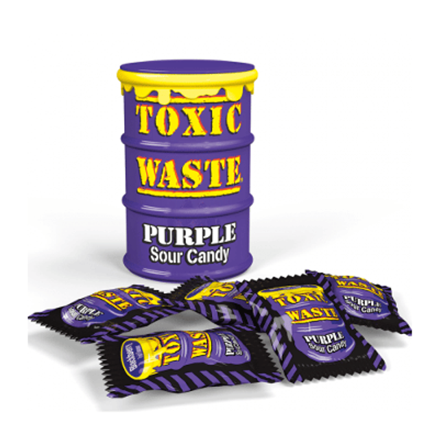 Toxic Waste Purple Extreme Sour Candy