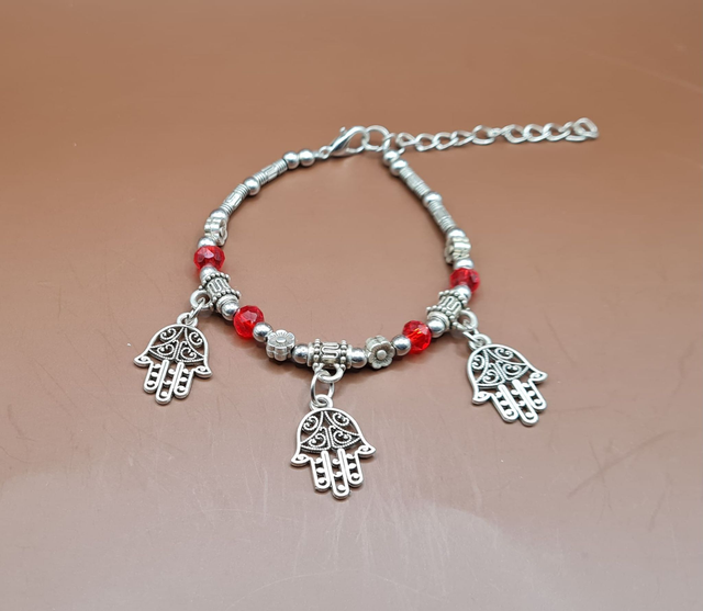 Bracelet Tunisie Chaîne orange