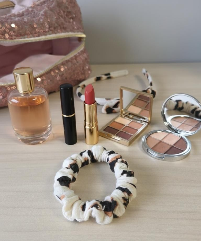 Chouchou fin léopard