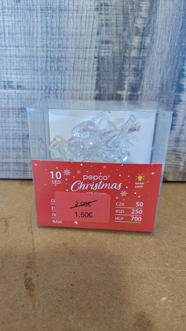 Lichterkette mit Rentier Design