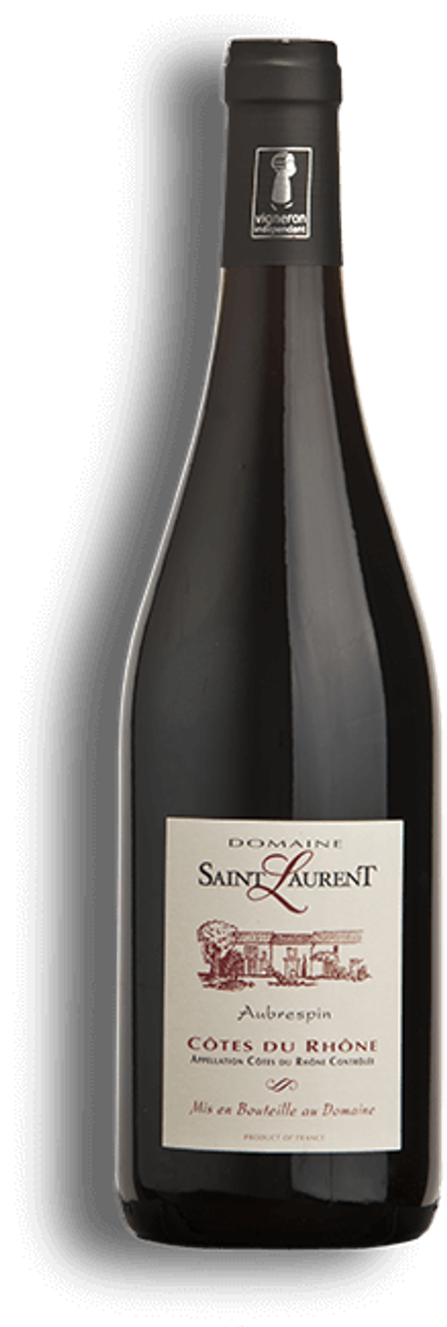 Côtes du Rhône cuvée Aubrespin Domaine Saint Laurent 2023