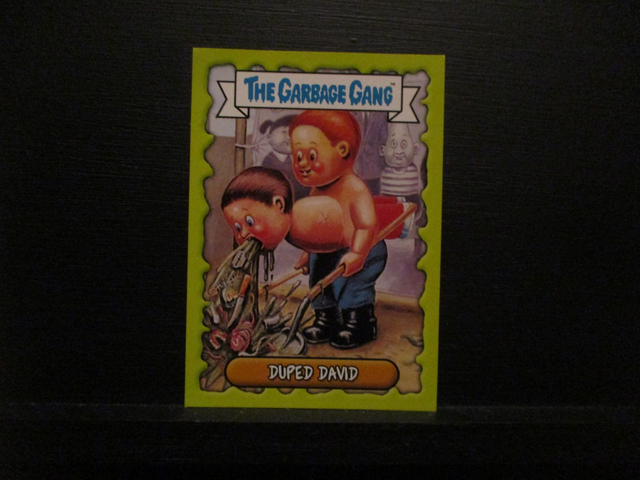 Duped David - (Topps) The Garbage Gang Original Trading Card #24