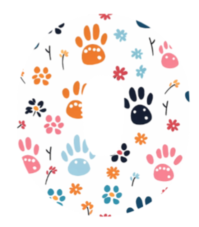 Paws 'n Flowers Over patch G6