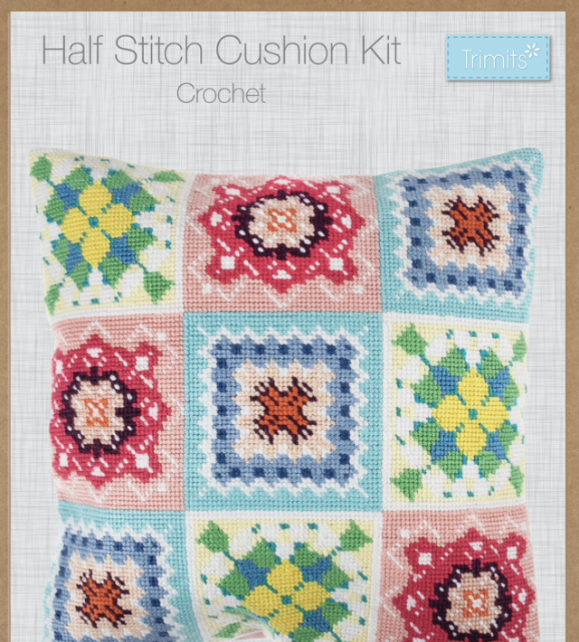 Half Stitch/ Tapestry Cushion Crochet
