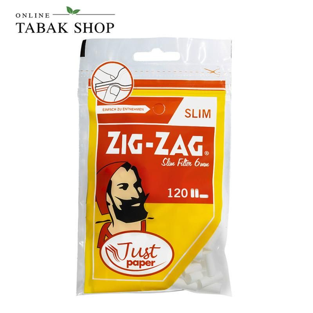 Zig Zag Just Paper Papier Filter (1 X 120er) Beutel