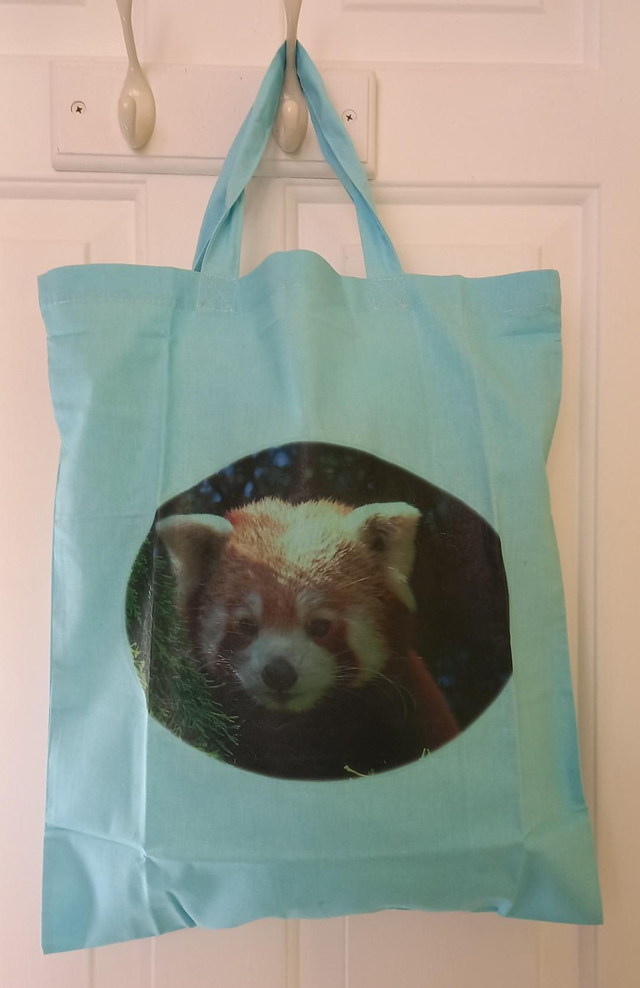 RED Panda Tote Bag 