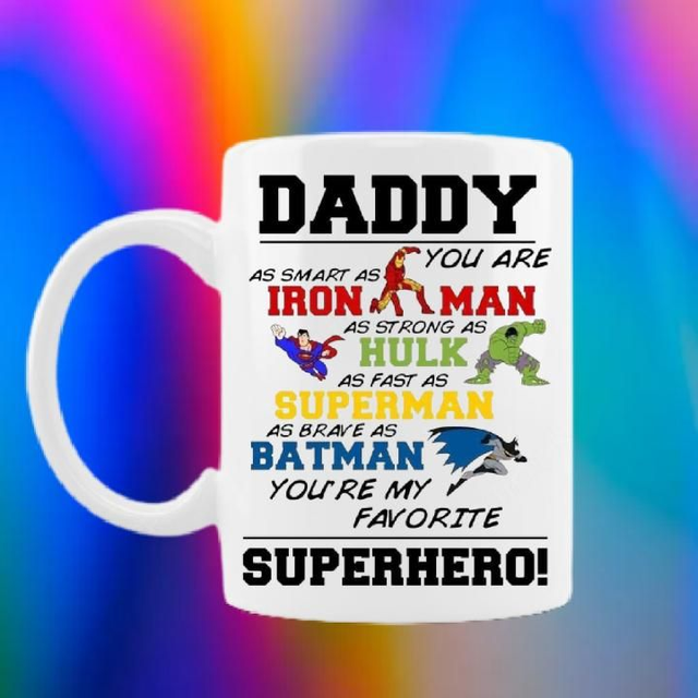 Superhero Daddy Mug