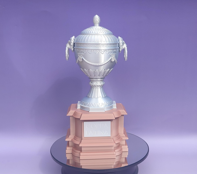Coppa Latina Trophy Replica | Football History Collectible | Vintage Soccer Cup Replica | Sports Decor Gift
| 3D Printed 