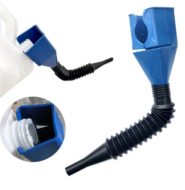 Entonnoir anti fuite flexible et extensible