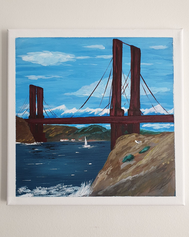 «Le Pont Abandonné» [The Abandoned Bridge] (vendu/sold)