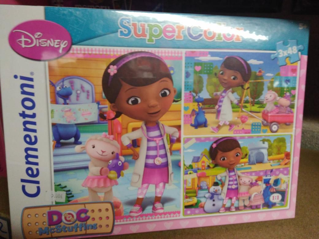 PUZZLE DOCTEUR LA PELUCHE 3X48 PCS