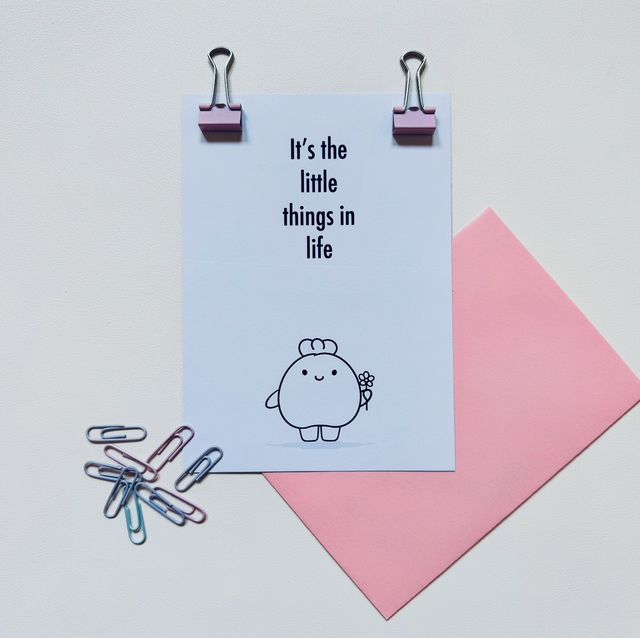 It’s the Little Things in Life Print