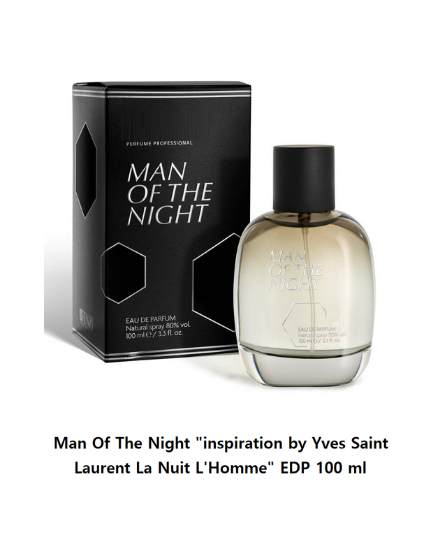 Man Of The Night " inspiration by Yves Saint Laurent La Nuit L'Homme " EDP 100 ml 