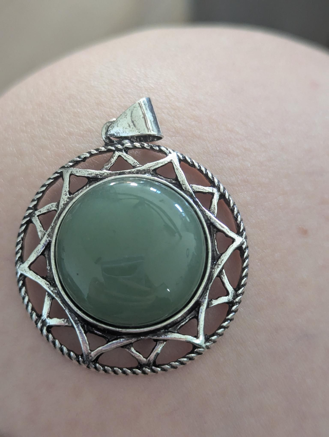 Pendentif Aventurine Verte 