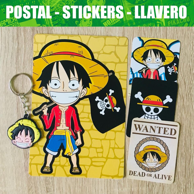 Postal set Luffy