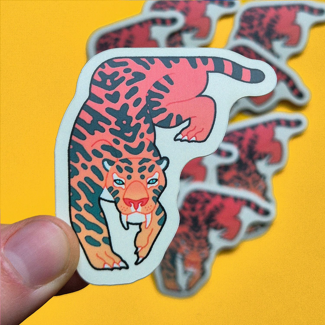 Smilodon - sticker