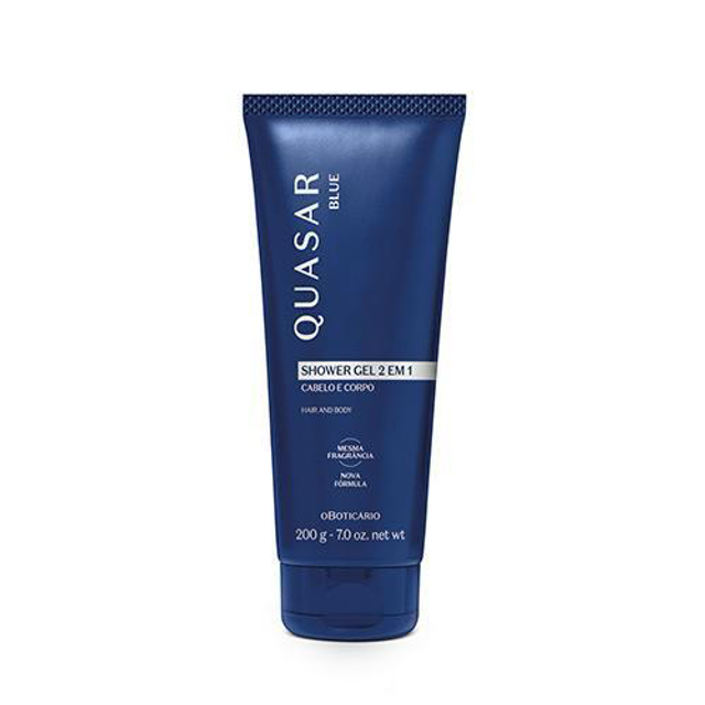 Quasar Blue Shower Gel Cabelo e Corpo, 200g