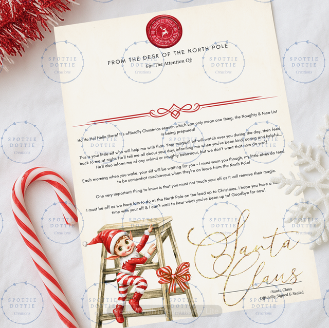 Personalised Elf Welcome & Goodbye Letters | North Pole Magic