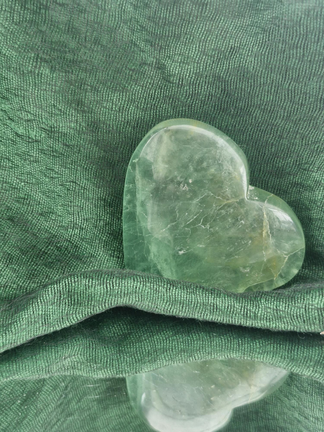 Flourite heart