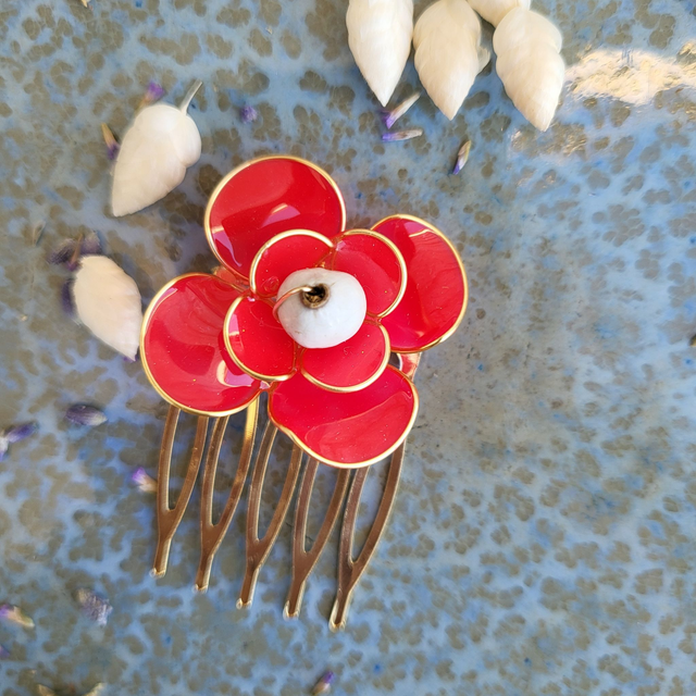 Peigne en résine pour le cortège-accessoire de Mariage