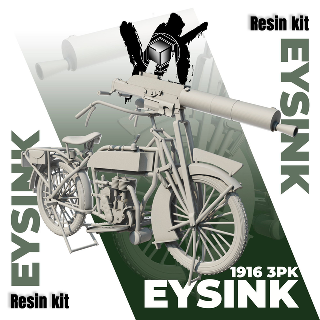 YK 3D Home - Eysink Dutch Army Motorcycle Available in 1/72, 1/48 and 1/35