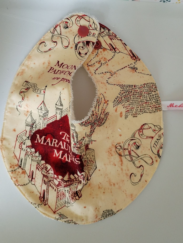 Bavoir 0 à 6 mois - Carte du Sorcier