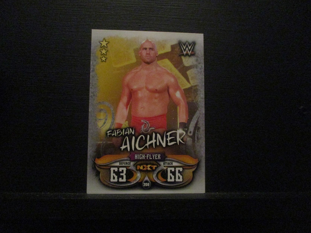 Fabian Aichner - NXT Slam Attax Live Original Trading Card #208