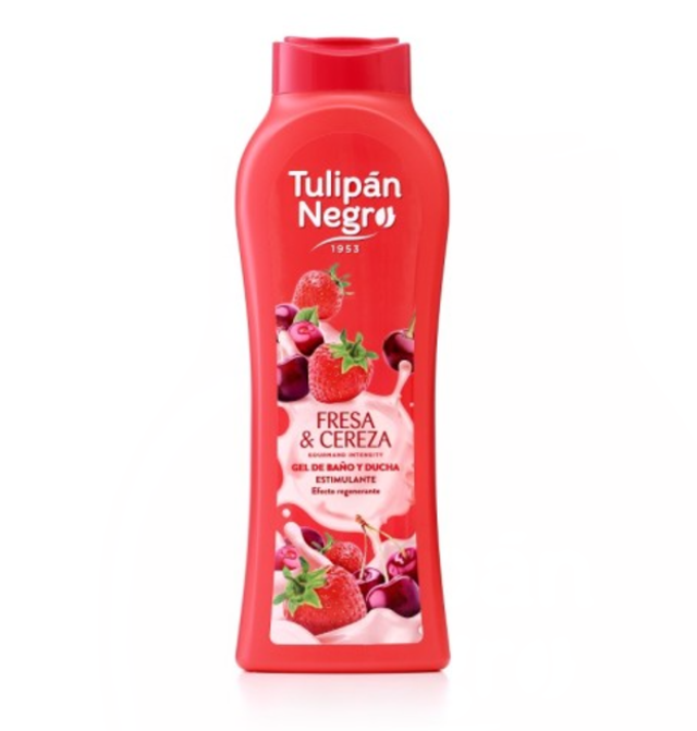 Tulipan Negro Shower Gel 650ml Strawberry &amp; Cherry 