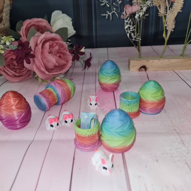 Œuf Puzzle Labyrinthe Cache (x2)-Billet ou Annonce – Boîte surprise secrète labyrinthe, casse tête