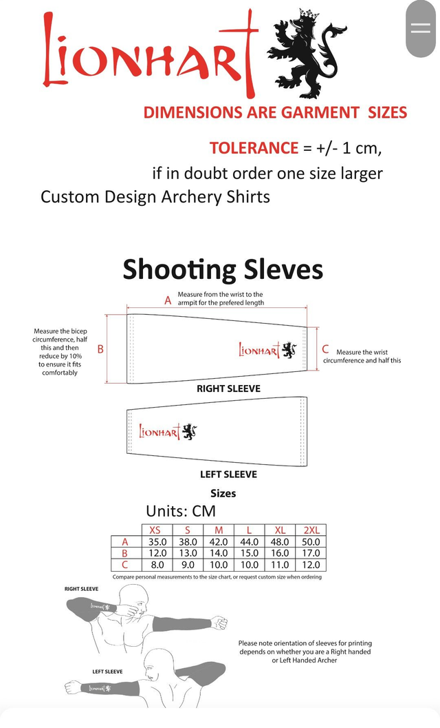 Shooting Sleeves