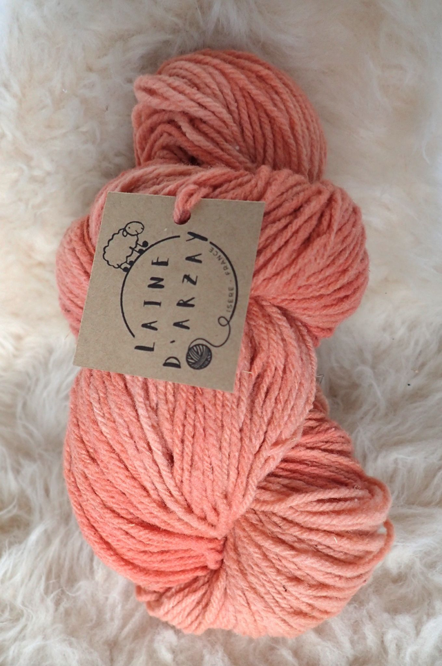 Echeveau coloré laine mérinos 100g