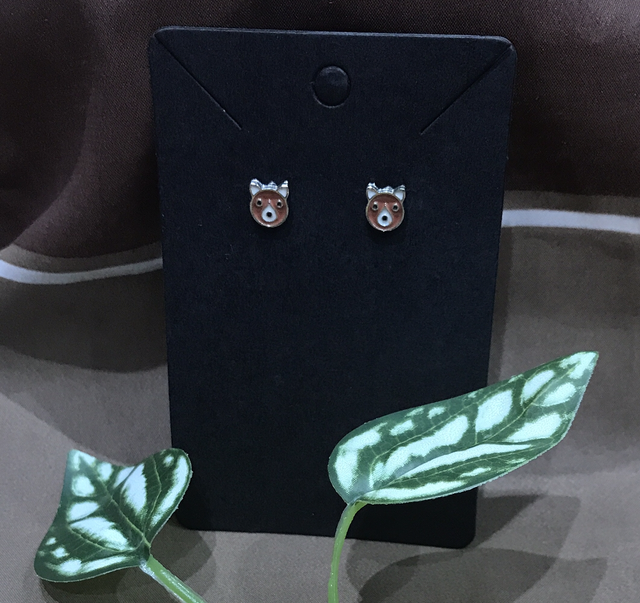 Children Brown Earrings - CBRE02