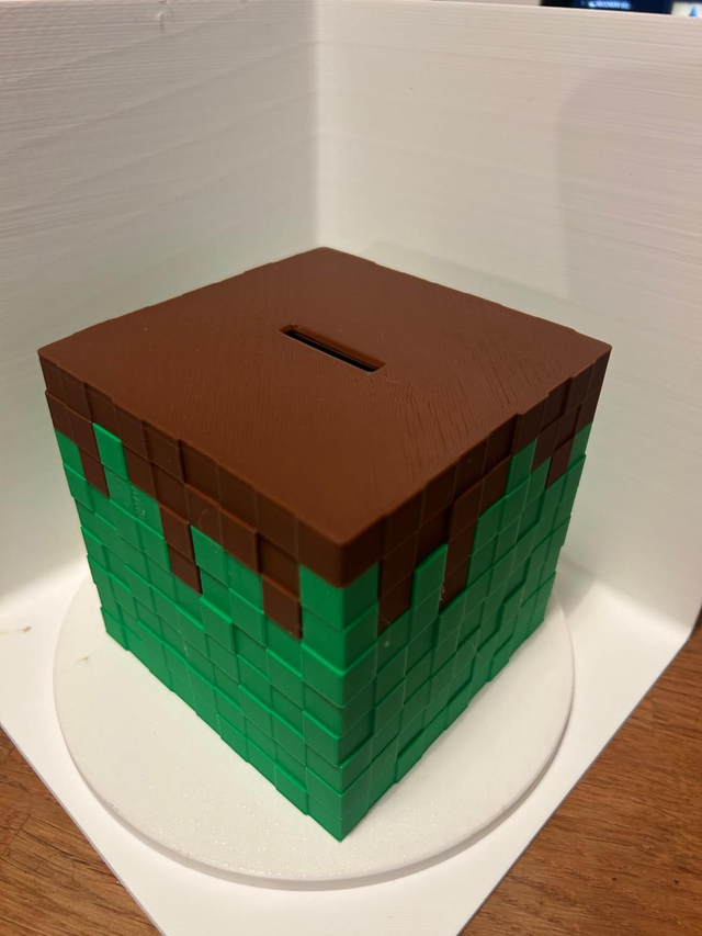 Minecraft Inspired Money Box.