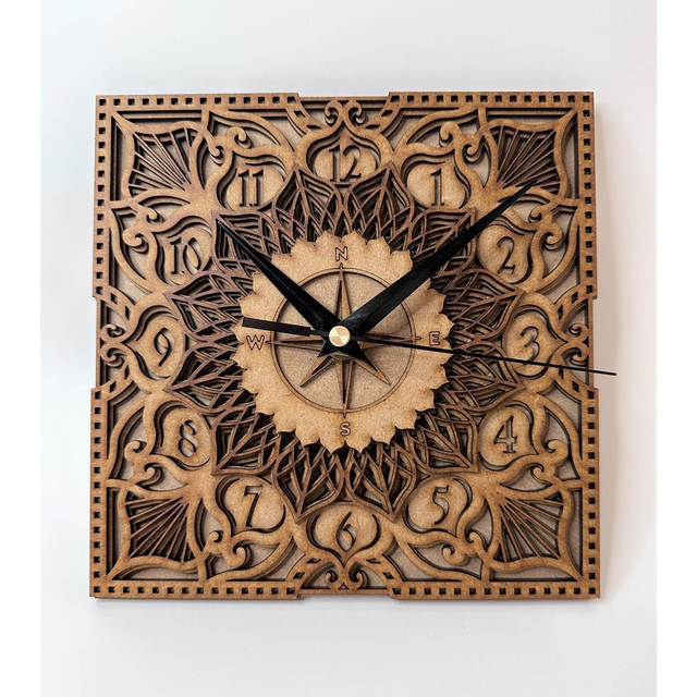 Mr B Originals Ornate Clock - Compass