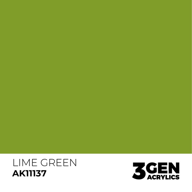 3rd Gen. Acrylics 137 Lime Green