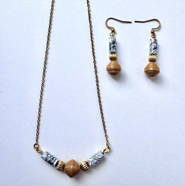 Parure « Papiérine »