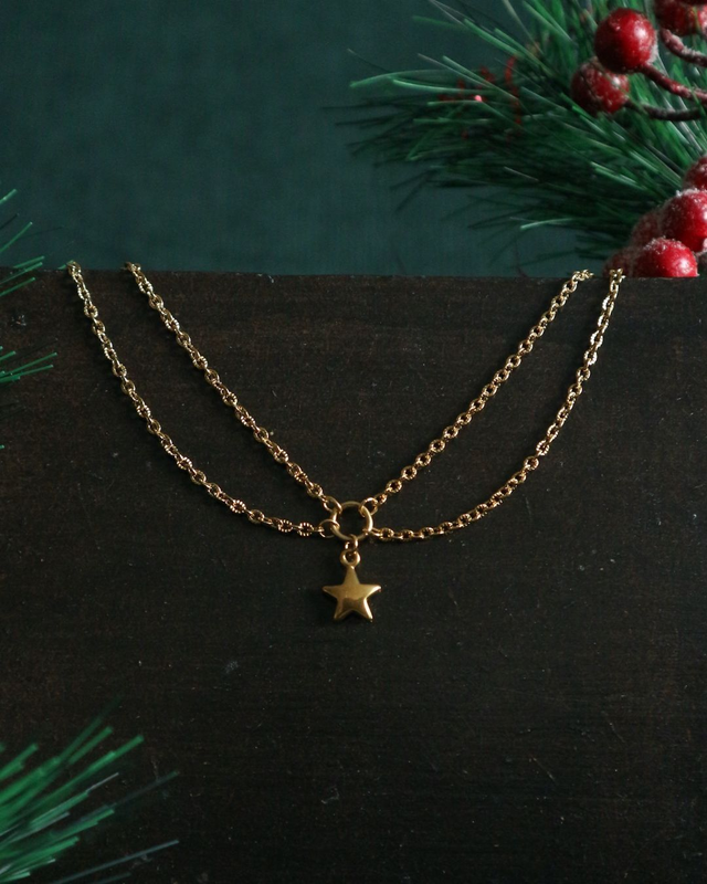 Golden Star Necklace