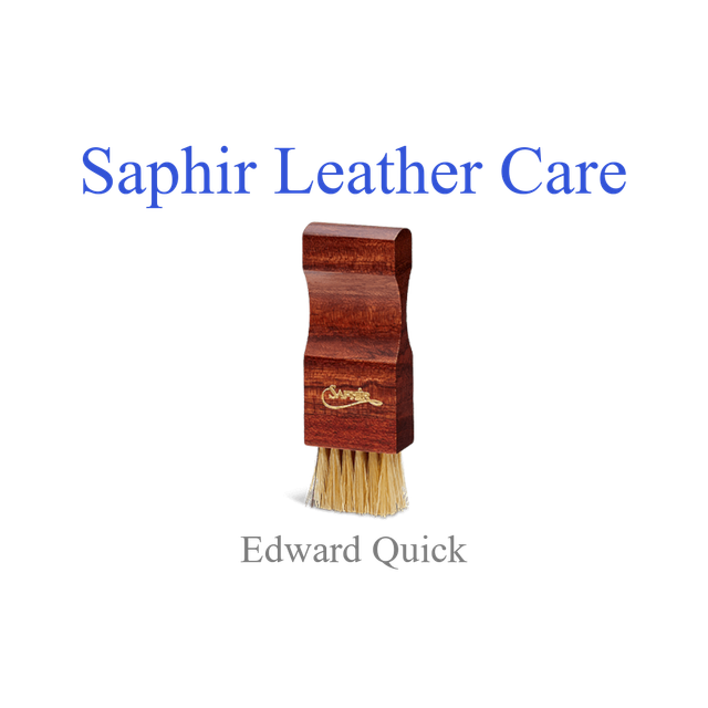 SAPHIR MEDAILLE D'OR - SPREADING BRUSH (POMMADIER APPLICATOR BRUSH) - BLACK or NATURAL